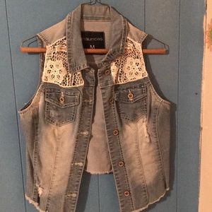 Denim vest